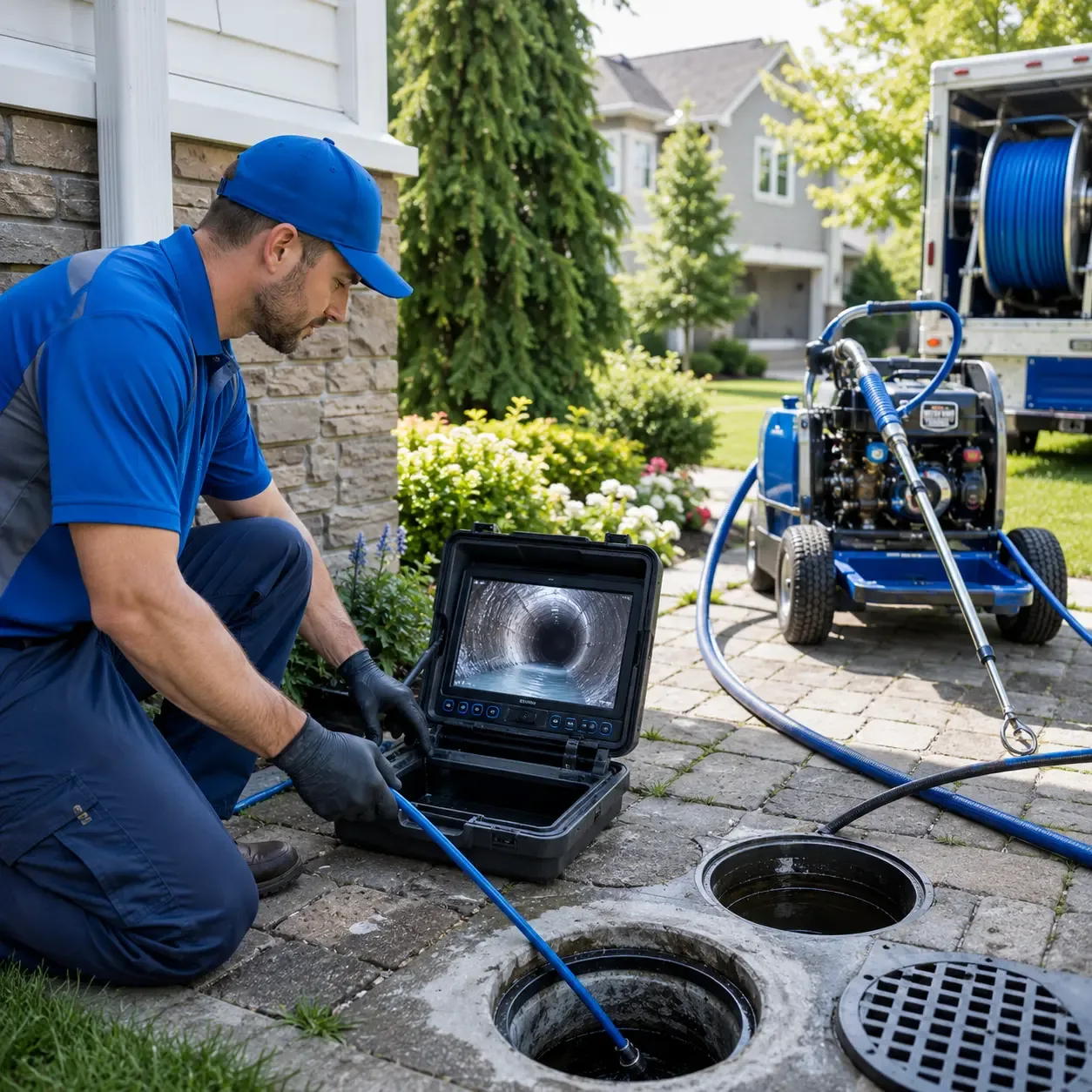 Outdoor drain cleaning professionals serving Frankewing, TN